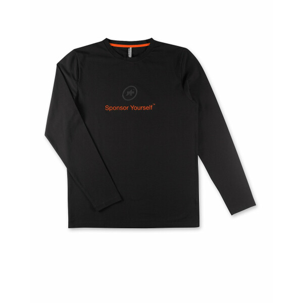 Assos Langarmshirt Sponsor Yourself black-orange